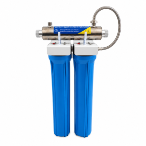 Sistema de purificación de agua 3 etapas 2.5” x 20” FT-3EUV-20